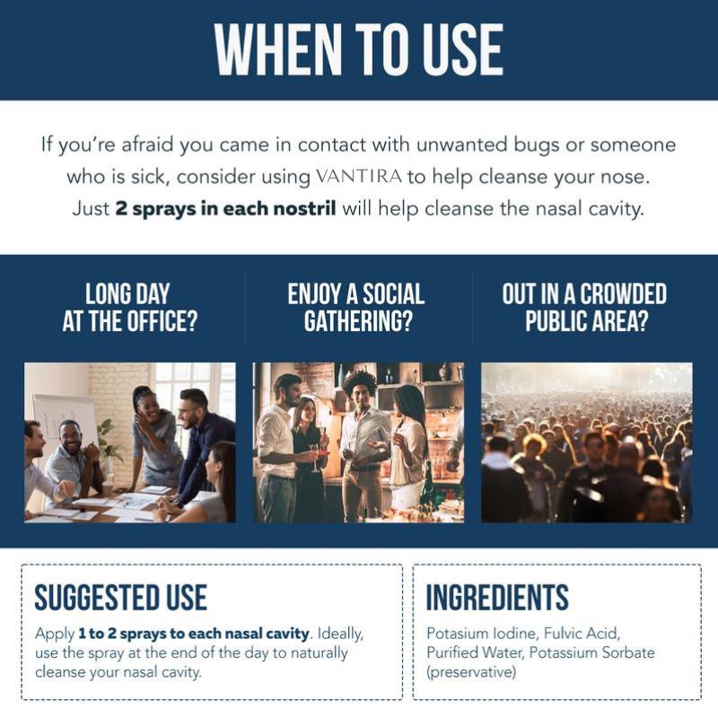 Vantira® Nasal Iodine Cleanse Spray