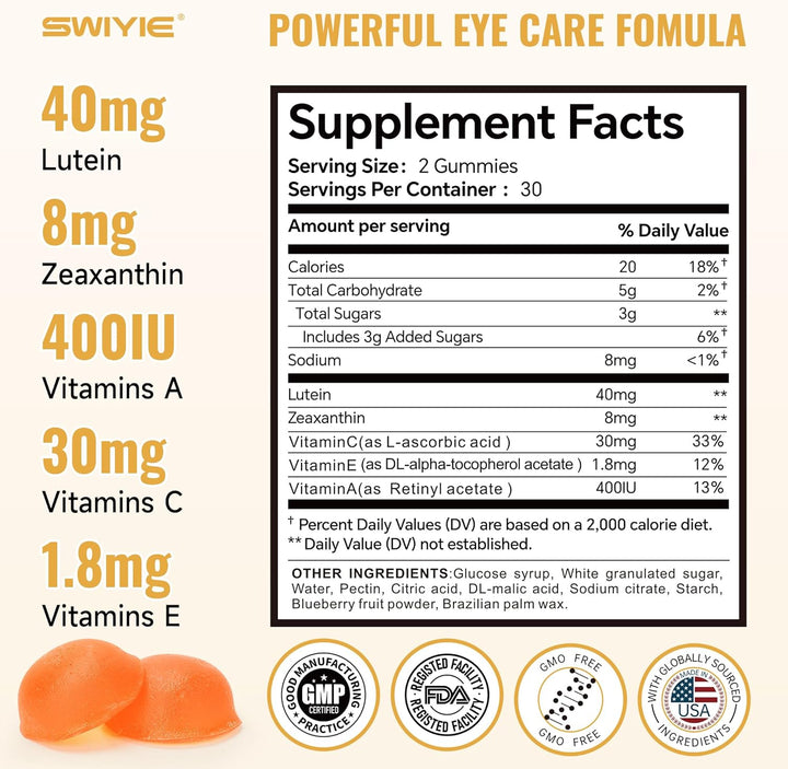 Vantira® Lutein & Zeaxanthin Eye Gummies