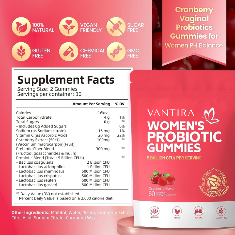 Vantira® Women's Probiotic Gummies